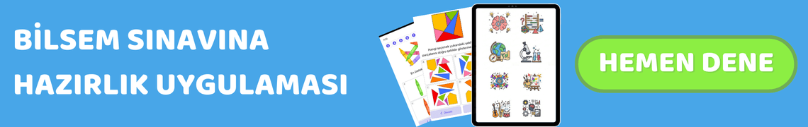 bilsem sınavı hazırlık uygulaması